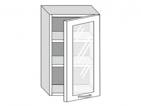 19.50.3 Шкаф настенный (h=913) на 500мм с 1-ой стекл. дверцей в Лысьве - lysva.magazinmebel.ru | фото