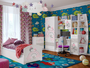 Детская комната Юниор-2 Принцесса 1 в Лысьве - lysva.magazinmebel.ru | фото - изображение 1