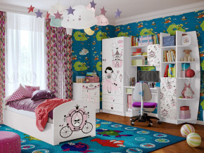 Детская комната Юниор-2 Принцесса в Лысьве - lysva.magazinmebel.ru | фото