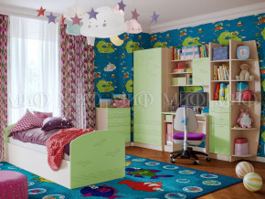 Детская комната Юниор-2 Салатовый в Лысьве - lysva.magazinmebel.ru | фото
