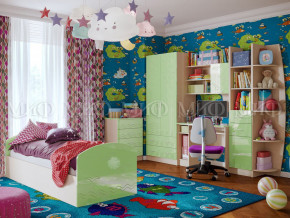 Детская комната Юниор-2 Салатовый металлик в Лысьве - lysva.magazinmebel.ru | фото