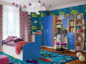 Детская комната Юниор-2 Синий в Лысьве - lysva.magazinmebel.ru | фото