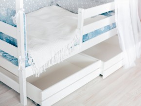 Детская кровать Домик Эко с ящиками белый в Лысьве - lysva.magazinmebel.ru | фото - изображение 3