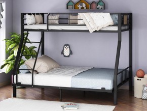 Двухъярусная кровать Гранада-1 140 черный в Лысьве - lysva.magazinmebel.ru | фото