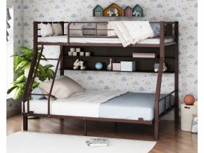 Двухъярусная кровать Гранада-1П 140 коричневый в Лысьве - lysva.magazinmebel.ru | фото