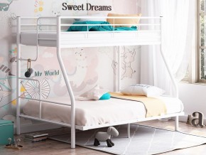 Двухъярусная кровать Гранада-3 140 белый в Лысьве - lysva.magazinmebel.ru | фото