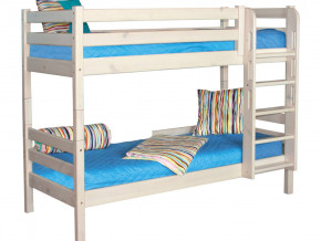 Двухъярусная кровать Соня с прямой лестницей Вариант 9 белая в Лысьве - lysva.magazinmebel.ru | фото - изображение 2
