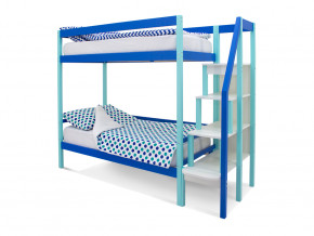 Двухъярусная кровать Svogen мятно-синий в Лысьве - lysva.magazinmebel.ru | фото