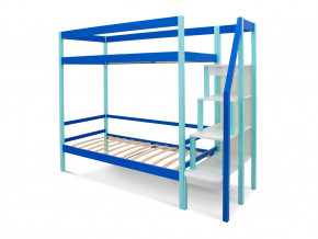Двухъярусная кровать Svogen мятно-синий в Лысьве - lysva.magazinmebel.ru | фото - изображение 2