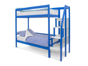 Двухъярусная кровать Svogen синий в Лысьве - lysva.magazinmebel.ru | фото - изображение 1