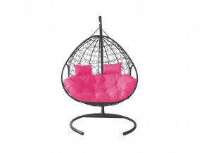 Кокон Для двоих с ротангом розовая подушка в Лысьве - lysva.magazinmebel.ru | фото
