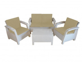Комплект уличной мебели Yalta Premium Terrace Set белый в Лысьве - lysva.magazinmebel.ru | фото