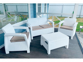 Комплект уличной мебели Yalta Terrace Set белый в Лысьве - lysva.magazinmebel.ru | фото