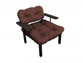 Кресло Дачное коричневая подушка в Лысьве - lysva.magazinmebel.ru | фото