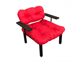 Кресло Дачное красная подушка в Лысьве - lysva.magazinmebel.ru | фото - изображение 1