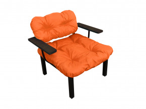 Кресло Дачное оранжевая подушка в Лысьве - lysva.magazinmebel.ru | фото - изображение 1