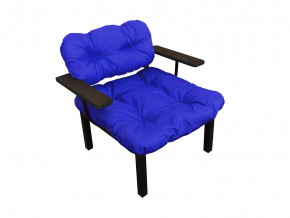 Кресло Дачное синяя подушка в Лысьве - lysva.magazinmebel.ru | фото