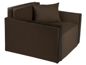Кресло-кровать Милена с подлокотниками рогожка chocolate в Лысьве - lysva.magazinmebel.ru | фото - изображение 1