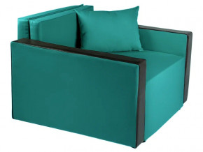 Кресло-кровать Милена с подлокотниками рогожка emerald в Лысьве - lysva.magazinmebel.ru | фото