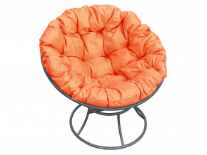 Кресло Папасан без ротанга оранжевая подушка в Лысьве - lysva.magazinmebel.ru | фото