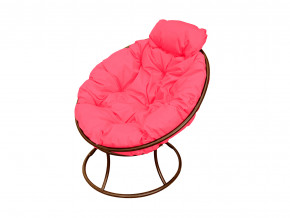 Кресло Папасан мини без ротанга розовая подушка в Лысьве - lysva.magazinmebel.ru | фото