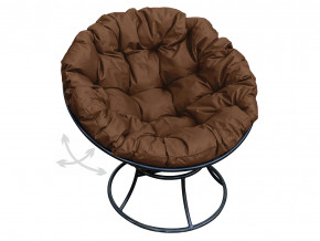 Кресло Папасан пружинка без ротанга коричневая подушка в Лысьве - lysva.magazinmebel.ru | фото
