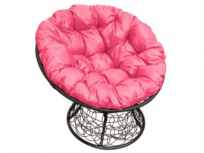 Кресло Папасан с ротангом розовая подушка в Лысьве - lysva.magazinmebel.ru | фото