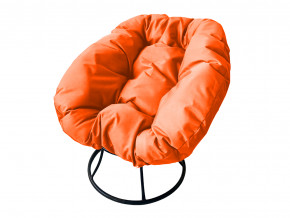 Кресло Пончик без ротанга оранжевая подушка в Лысьве - lysva.magazinmebel.ru | фото - изображение 1