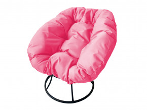 Кресло Пончик без ротанга розовая подушка в Лысьве - lysva.magazinmebel.ru | фото