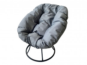 Кресло Пончик без ротанга серая подушка в Лысьве - lysva.magazinmebel.ru | фото - изображение 1
