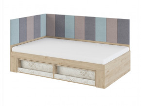 Кровать 1,2 с мягкими элементами 1,2 и 2,0 Алиса мод.2.3 в Лысьве - lysva.magazinmebel.ru | фото