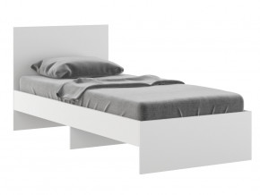 Кровать 900 Осло модуль М11 с настилом Лайт Белый в Лысьве - lysva.magazinmebel.ru | фото