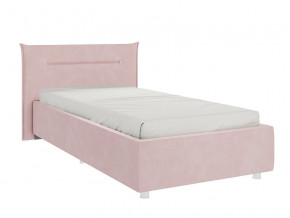 Кровать Альба 900 велюр нежно-розовый в Лысьве - lysva.magazinmebel.ru | фото