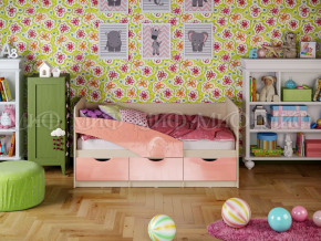 Кровать Бабочки 1600 Розовый металлик в Лысьве - lysva.magazinmebel.ru | фото