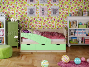 Кровать Бабочки 1600 Салатовый в Лысьве - lysva.magazinmebel.ru | фото - изображение 1