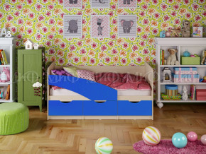 Кровать Бабочки 1600 Синий в Лысьве - lysva.magazinmebel.ru | фото