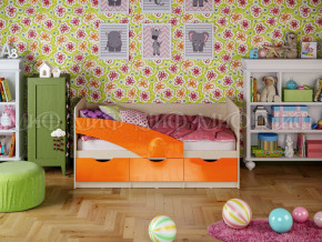 Кровать Бабочки 1800 Оранжевый металлик в Лысьве - lysva.magazinmebel.ru | фото