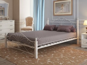 Кровать белая с кованными элементами 1400 КМД2.01 Фортуна 1 в Лысьве - lysva.magazinmebel.ru | фото - изображение 1