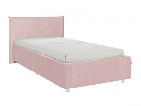 Кровать Бест 900 велюр нежно-розовый в Лысьве - lysva.magazinmebel.ru | фото