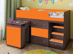 Кровать чердак Малыш 70х160 бодега-оранжевый в Лысьве - lysva.magazinmebel.ru | фото