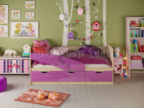 Кровать Дельфин 1600 Фиолетовый металлик в Лысьве - lysva.magazinmebel.ru | фото