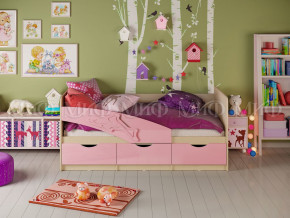 Кровать Дельфин 1600 Розовый металлик в Лысьве - lysva.magazinmebel.ru | фото