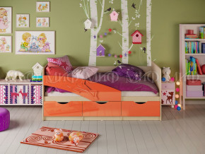 Кровать Дельфин 1800 Оранжевый металлик в Лысьве - lysva.magazinmebel.ru | фото - изображение 1