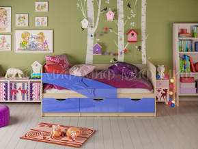 Кровать Дельфин 1800 Синий металлик в Лысьве - lysva.magazinmebel.ru | фото