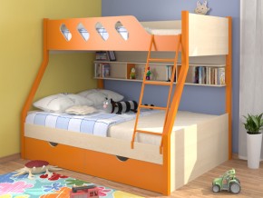 Кровать Дельта 20.02 оранжевая в Лысьве - lysva.magazinmebel.ru | фото
