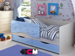 Кровать детская Алиса КР 812 голубая 1600 в Лысьве - lysva.magazinmebel.ru | фото