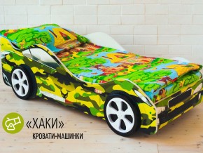 Кровать детская машина Хаки в Лысьве - lysva.magazinmebel.ru | фото - изображение 2