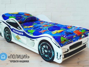 Кровать детская машина Полиции в Лысьве - lysva.magazinmebel.ru | фото