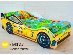 Кровать детская машина Такси в Лысьве - lysva.magazinmebel.ru | фото