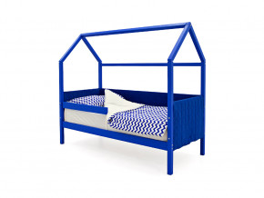 Кровать-домик мягкий Svogen с бортиком синий в Лысьве - lysva.magazinmebel.ru | фото